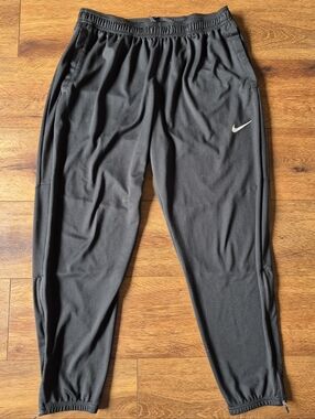 Nike Dri-Fit Men’s Running Sweat Pants DD5003010 RN56323 Size L Black